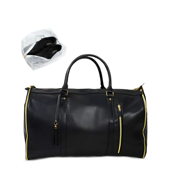 "Black/Friday" Bolsa Dobrável 60L / A Primeira Mala de Viagem Revolucionária - JetSetFemme®️ 2024