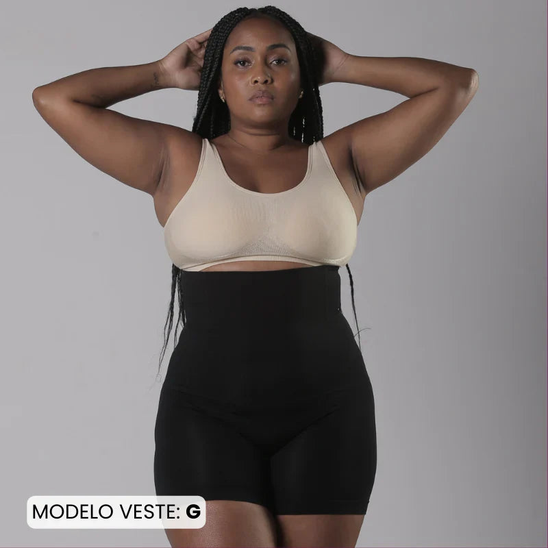 Up Shaper - Short Modelador Housetay que Não Enrola - Combo Leve 2 + Brinde